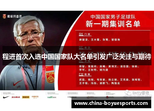 程进首次入选中国国家队大名单引发广泛关注与期待